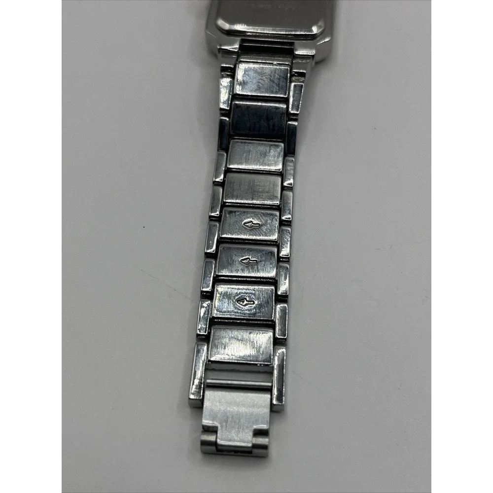 Anne Klein Women's MOP Dial Quartz Watch Swarovski Crystals 10/9609- New Battery